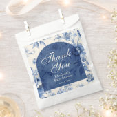 Sachets En Papier Quelque chose de bleu Floral Français Toile Chinoi (Coupé)