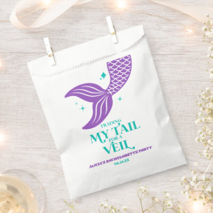Sachets En Papier Queue de commerce pour Veil Mermaid Bachelorette P