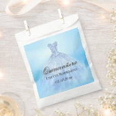 Sachets En Papier Quinceanera Bleu Bébé (Coupé)