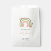 Sachets En Papier Rainbow Boho Baby shower Earth mûre (Devant)