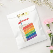 Sachets En Papier Rainbow Cake Joyeux anniversaire Faire un voeu (Scellé)