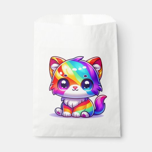 Sachets En Papier Rainbow Kitten (Devant)