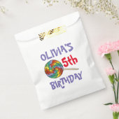 Sachets En Papier Rainbow Lollipop Sweet Candy Bonne fête d'annivers (Scellé)