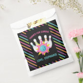 Sachets En Papier Rainbow Neon Bowling Anniversaire Merci de fête (Scellé)