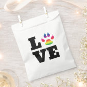 Sachets En Papier Rainbow paw (Coupé)