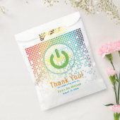 Sachets En Papier Rainbow Pixels jeu vidéo Gamer Bar Mitzvah (Scellé)