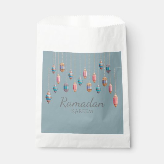 Sachets En Papier Ramadan Kareem sac cadeau pour la célébration (Devant)