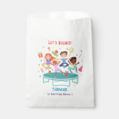 Sachets En Papier Rebondissons sauter trampoline anniversaire de enf (Devant)