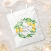 Sachets En Papier Réception de mariage avec germe de citron citron e (Coupé)