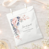 Sachets En Papier Réception de mariage botanique rose (Coupé)