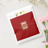 Sachets En Papier Rectangle classique Double Bonheur Mariage chinois (Scellé)