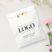 Sachets En Papier Rectangle Sac en papier et logo de l'entreprise (Scellé)