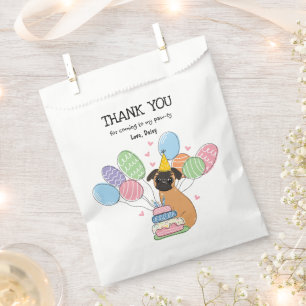 Sachets En Papier Red Brussels Griffon fête d'anniversaire