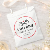 Sachets En Papier Red Circle I Do BBQ Engagement Party (Coupé)