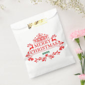Sachets En Papier Red Emblem Christmas Favor Bag (Scellé)
