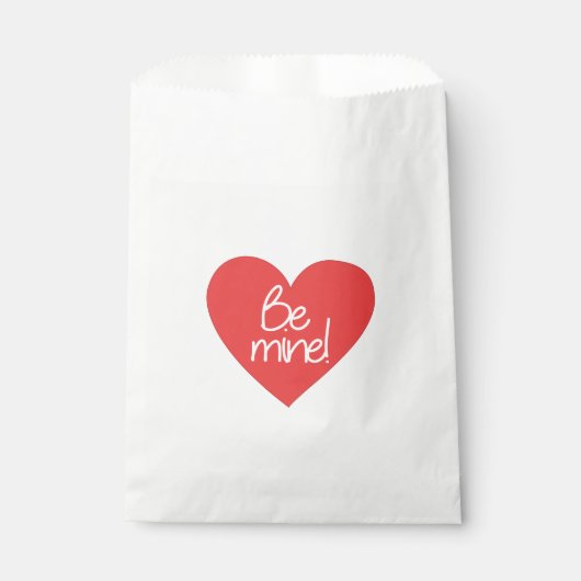 Sachets En Papier Red Heart Be Mine (Devant)