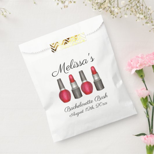 Sachets En Papier Red Lipstick ongle maquillage polonais Bachelorett (Scellé)