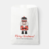 Sachets En Papier Red Nutcracker Noël Fête Fête Favoriser (Devant)