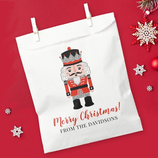 Sachets En Papier Red Nutcracker Noël Fête Fête Favoriser