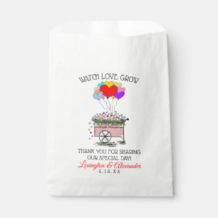 Sachets En Papier Regarder l'amour pousser Sac de semences Favoriser