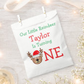 Sachets En Papier Reindeer 1er anniversaire (Coupé)