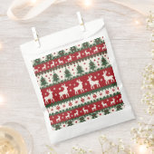 Sachets En Papier Reindeer Christmas Favor Bag (Coupé)