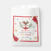 Sachets En Papier Reindeer Noël 1er anniversaire Red Winter Deer (Devant)