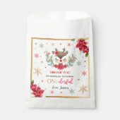 Sachets En Papier Reindeer Noël 1er anniversaire Red Winter Deer (Devant)