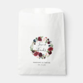 Sachets En Papier Remerciement de mariage Radiant Bloom (Devant)