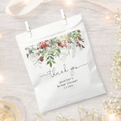 Sachets En Papier Remerciement élégant et persistant pour une douche (Coupé)