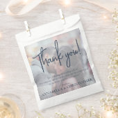 Sachets En Papier Remerciement photo pour mariage unique (Coupé)