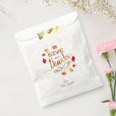 Sachets En Papier Remerciez Les Feuilles D'Automne Thanksgiving Mono (Scellé)