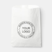 Sachets En Papier Remplacement de logo facile & Texte modifiable | B (Devant)