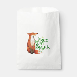 Sachets En Papier renard d'esprit libre