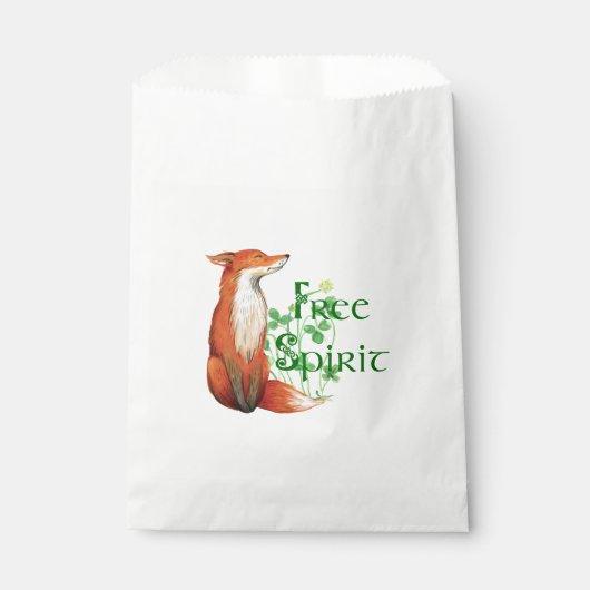 Sachets En Papier renard d'esprit libre (Devant)