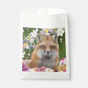 Sachets En Papier Renard Fairytale dans le champ des fleurs