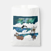 Sachets En Papier Renne polaire arctique Walrus Orca Narwhal Fox (Devant)