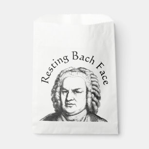 Sachets En Papier Repose Bach Face Compositeur de musique classique