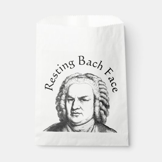 Sachets En Papier Repose Bach Face Compositeur de musique classique (Devant)