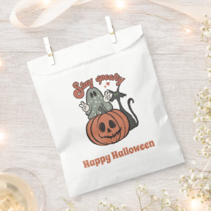 Sachets En Papier Restez Éffrayant Fantôme Jack-O' Lantern Halloween