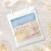 Sachets En Papier Retraite Beach Coastal Party (Coupé)