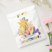 Sachets En Papier Retro Artsy Abstrait Floral Mariage personnalisé (Scellé)