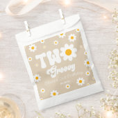 Sachets En Papier Retro Daisy Flower Two Super 2e fête d'anniversair (Coupé)