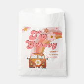 Sachets En Papier Retro deux Super Daisy Flower fête d'anniversaire (Devant)