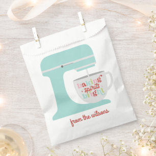 Sachets En Papier Retro Pastel Esprit de Pâtisserie Noël Lumineux