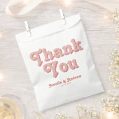 Sachets En Papier Retro Super Floral 1970 Bold Mariage (Coupé)