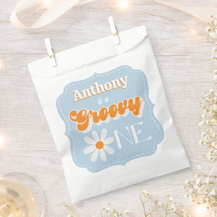 Sachets En Papier Retro Super One Boys 1er Anniversaire