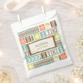 Sachets En Papier Retro Tiki Party Aloha Tropical Anniversaire (Coupé)