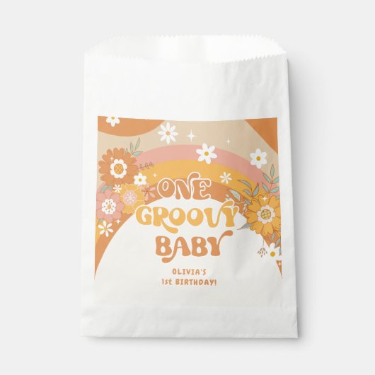 Sachets En Papier Rétro un bébé super prendre un sac de faveur (Devant)