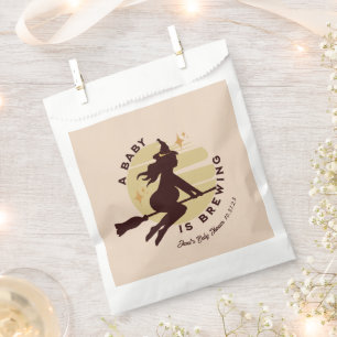 Sachets En Papier Retro Witch Baby brasse du Baby shower
